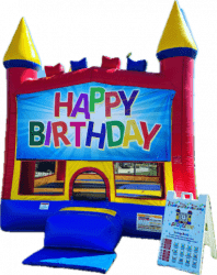 Colorful Castle Bounce House