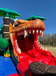 1 1718006871 Dinosaur 3-D Bounce House W/Slide