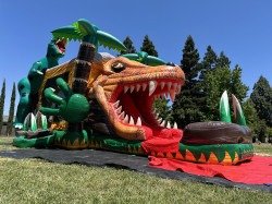 3 1718006872 Dinosaur 3-D Bounce House W/Slide