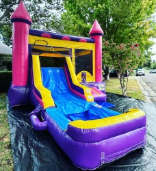 unnamed 1718007373 Princess Bounce House W/Slide