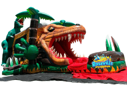 Dinosaur 3-D Bounce House W/Slide